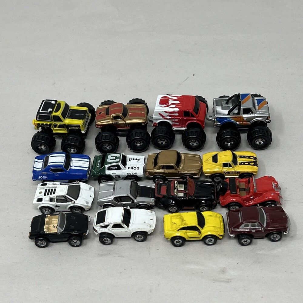 Vintage 1980s Galoob Micro Machines - Cars, Monster Truck and More Lot of 16